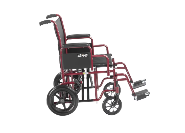 Load image into Gallery viewer, Drive 22" Bariatric Aluminum Transport Chair