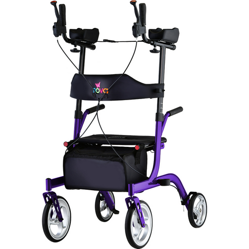 Load image into Gallery viewer, Nova Phoenix Rise Up Rollator, Upright, 300 lbs Capacity