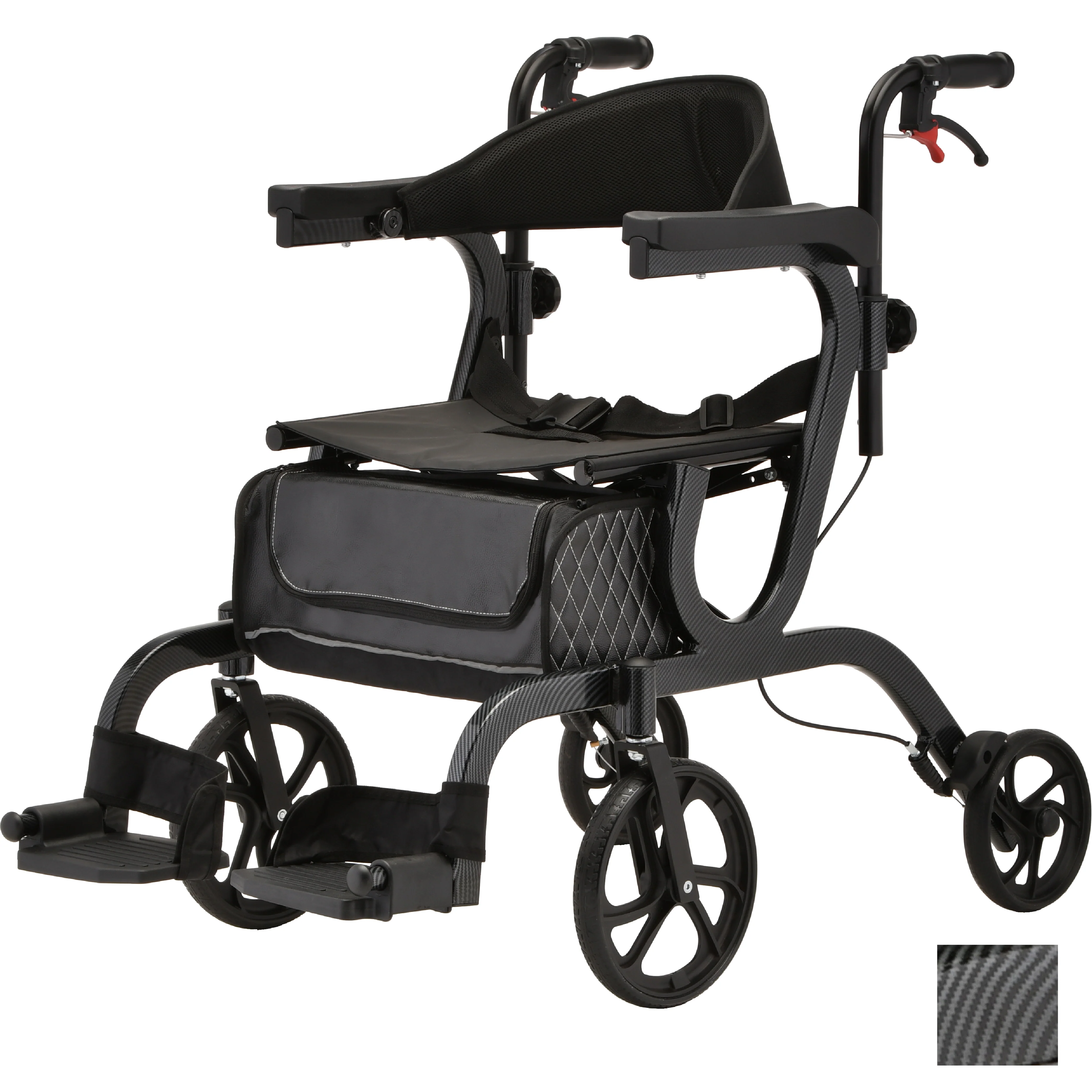 Is the seating on the Nova Gemini 2 in 1 Rollator Transport Chair comfortable?