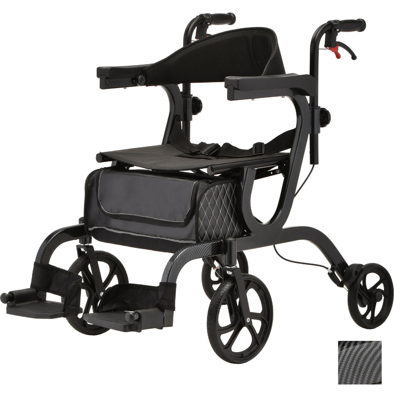Load image into Gallery viewer, Nova Gemini 2 in 1 Rollator Transport Chair
