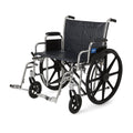 Medline Excel Heavy Duty Wheelchair with Footrests