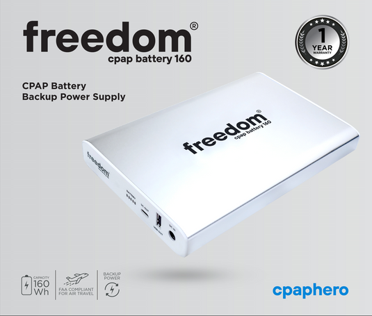 CPAPHero Freedom CPAP Battery 160 Single Kit