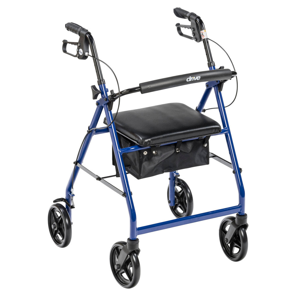Drive Aluminum Rollator with larger 7.5" Wheels