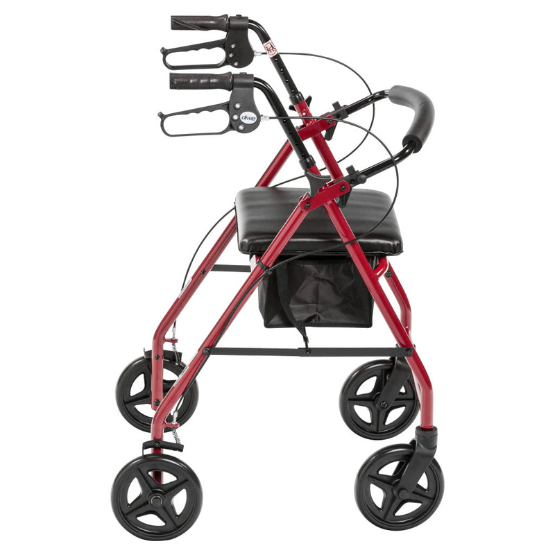 Load image into Gallery viewer, Drive Aluminum Rollator with larger 7.5&quot; Wheels
