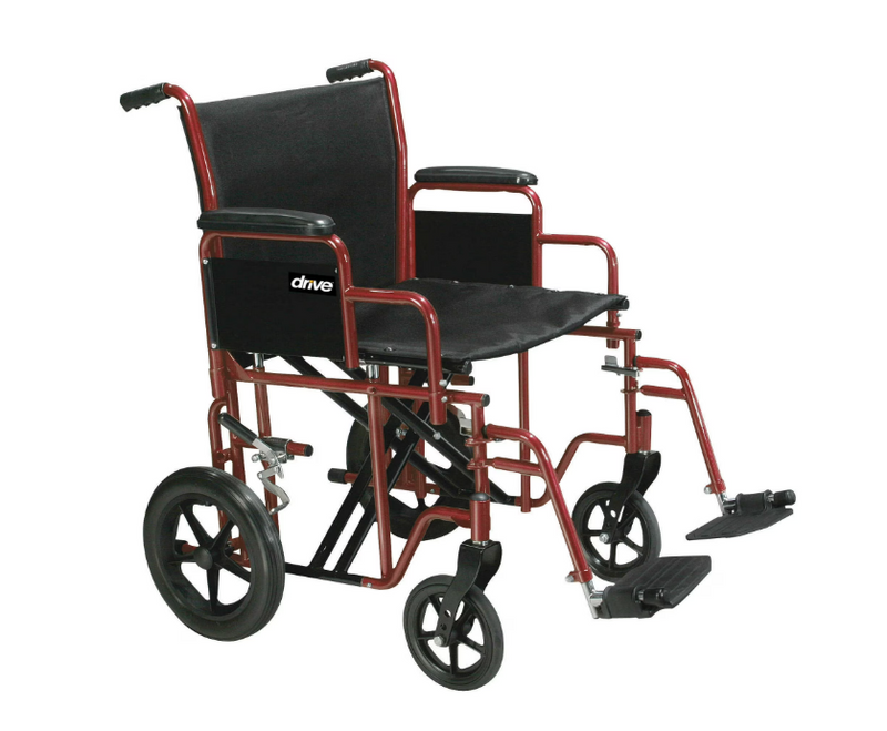 Load image into Gallery viewer, Drive 22" Bariatric Aluminum Transport Chair
