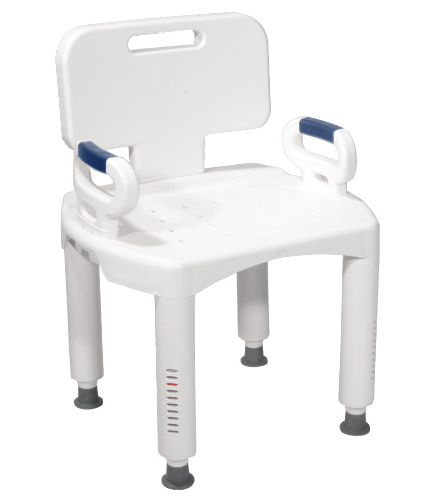 Drive Shower Chair with Back and Detachable Arms