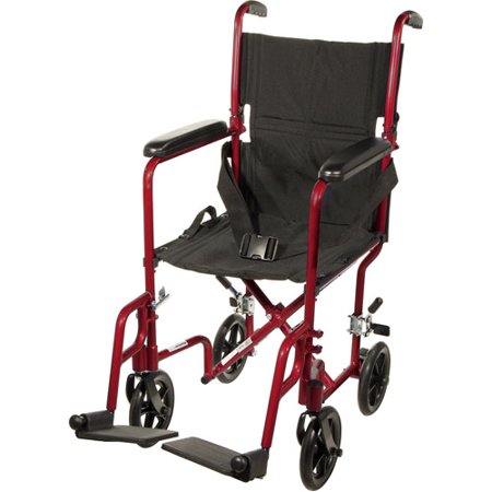 Load image into Gallery viewer, Drive 17" Lightweight Aluminum Transport Chair
